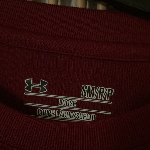 Under Armour Loose Couoe Short Sleeve Heatgear Shirt Small - Picture 3 of 7